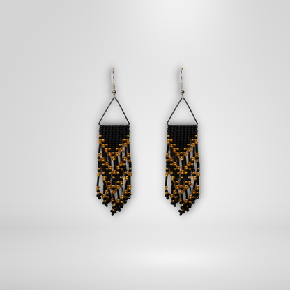 KJ - Black &amp; Gold Fringe